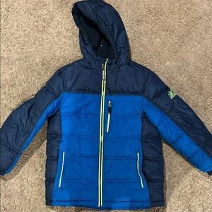 ZeroXposur Kids Blue and Navy Puffer Jacket